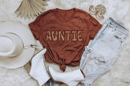 Auntie Fall Faux Embroidery